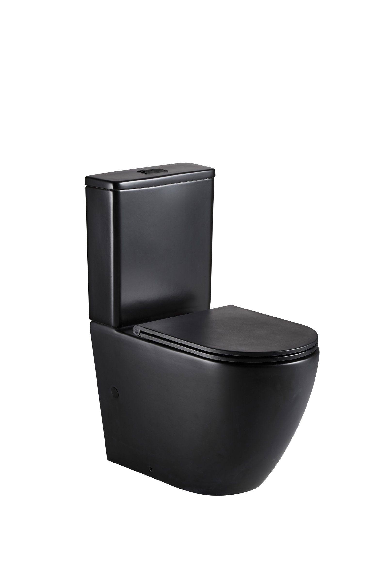 Koko Tornado Back-to-Wall Toilet Suite, Matte Black