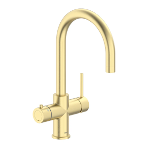 4 in 1 – Boiling & Chilled Brushed Brass Gold