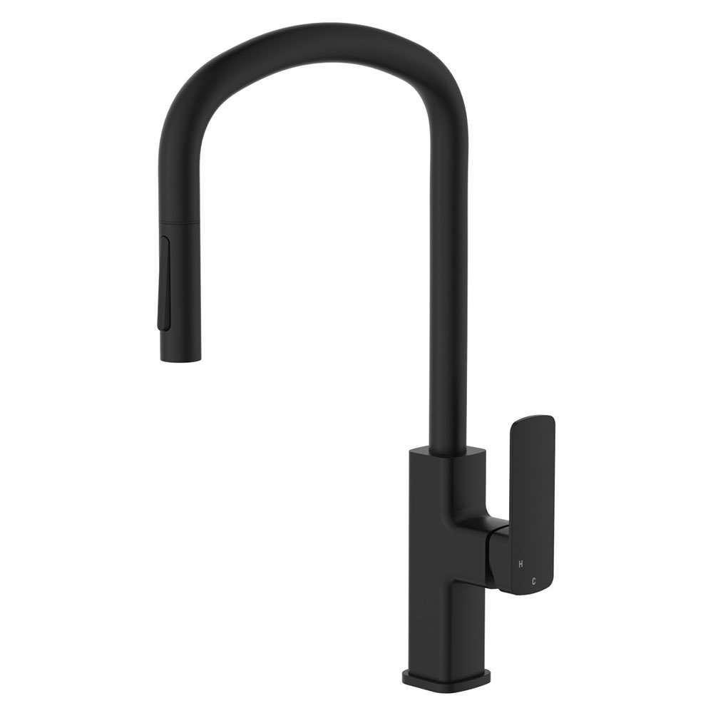 Tono Pull Out Sink Mixer Matte Black