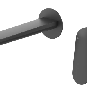 Lantra Wall-Spout Combo – 2P – TRIM KIT ONLY_Black