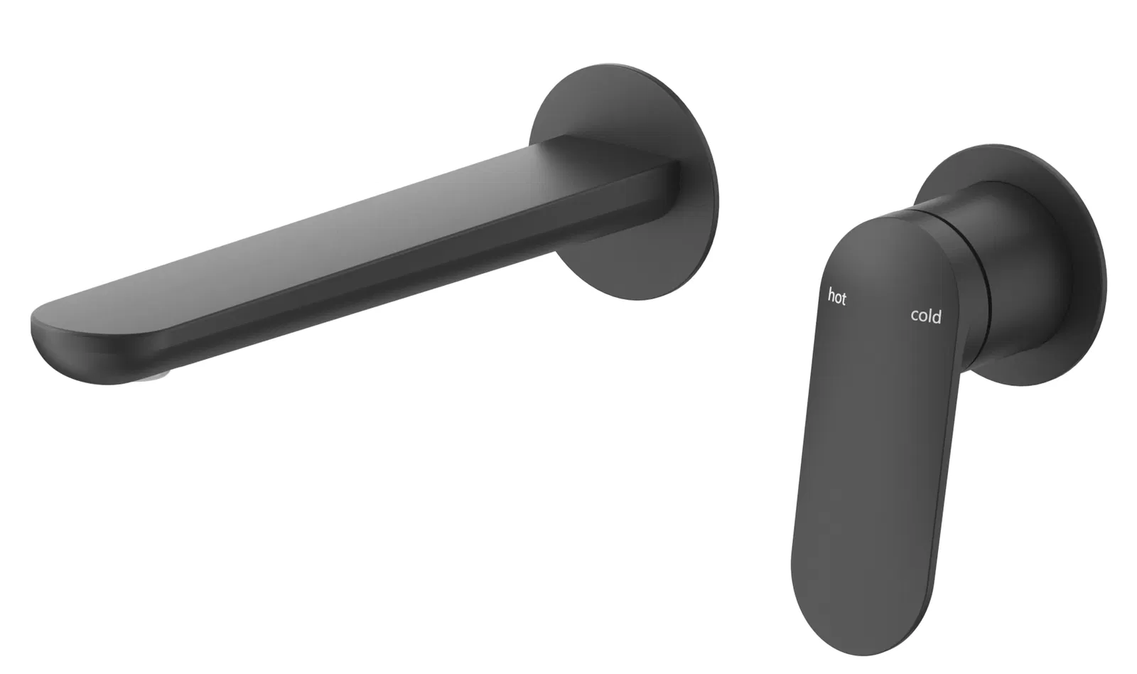 Lantra Wall-Spout Combo – 2P – TRIM KIT ONLY_Black