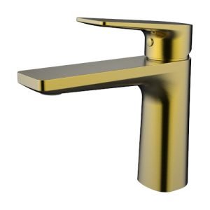 Jenex Basin Mixer Modern Brass