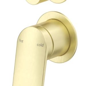 Lantra Shower Mixer Diverter – 2P – TRIM KIT ONLY_French Gold