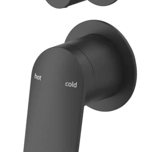 Lantra Shower Mixer Diverter – 2P – TRIM KIT ONLY_Black