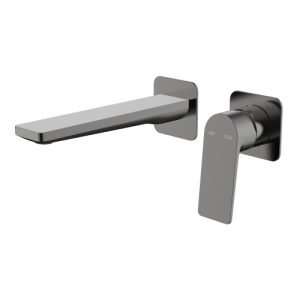 Jenex Wall Basin Mixer Gun Metal