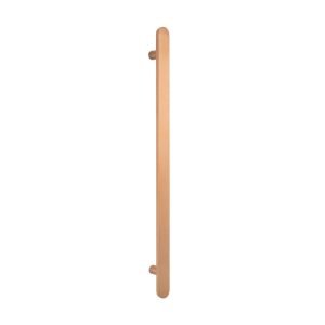 Heated Vertical flat bar towel rail 50 x 930mm Brushed Copper