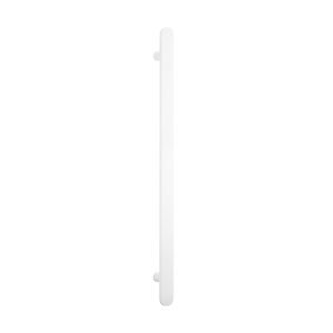Heated Vertical flat bar towel rail 50 x 930mm Matt White