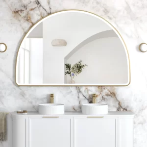 LED Moonlight Archie 1000(H)x1500(W) Gold Metal Frame Mirror