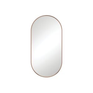 Empire Brushed Copper Framed Mirror, 450 x 900mm