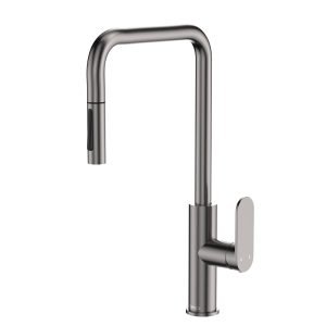Empire Slim Pull-Out Sink Mixer, Gun Metal
