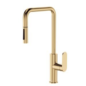Empire Slim Pull-Out Sink Mixer, Urban Brass