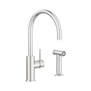 Zen SS316L Kitchen Mixer With Hand Spray Brushed Nickel