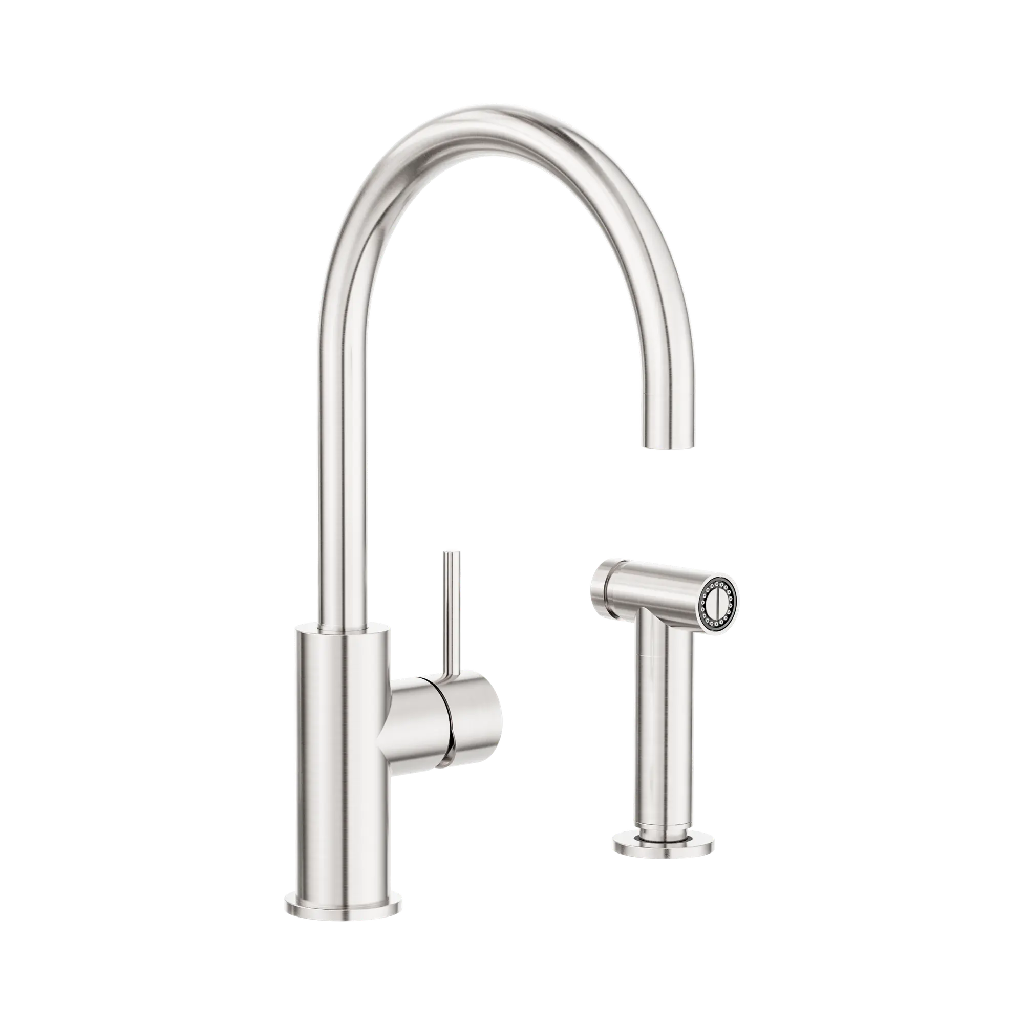 Zen SS316L Kitchen Mixer With Hand Spray Brushed Nickel