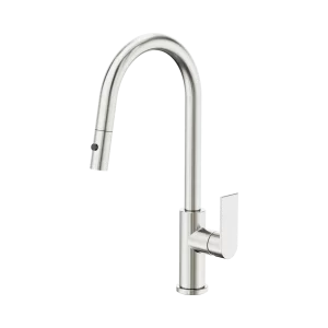 Bianca Pull Out Sink Mixer With Vegie Spray Function Brushed Nickel