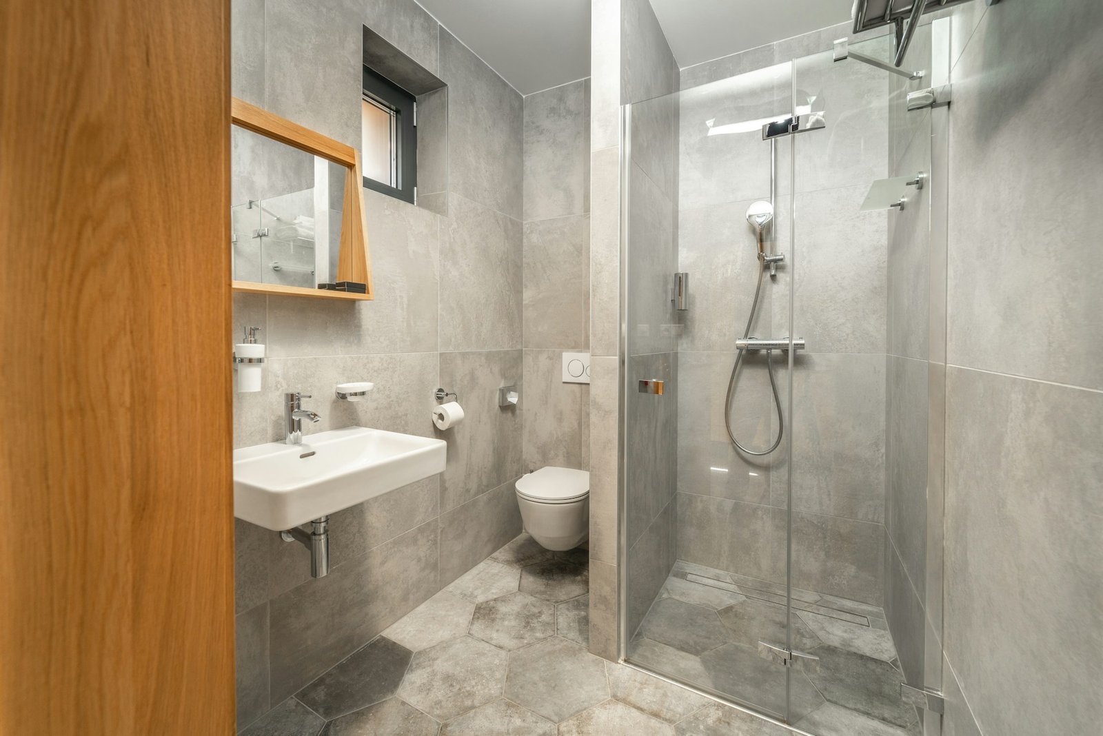 toilet and shower combo
